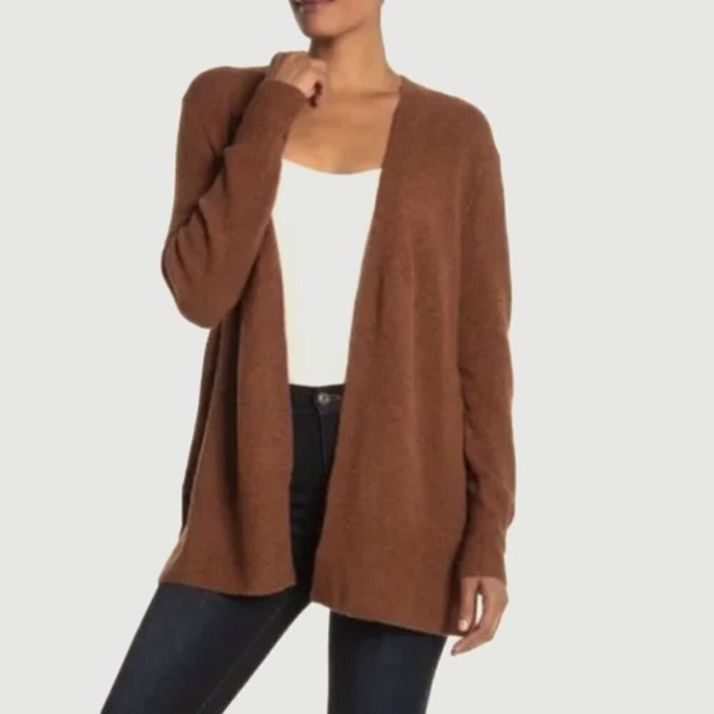 Madewell Women's Cozy Open Front Wool Blend Walker Cardigan Sweater - XS